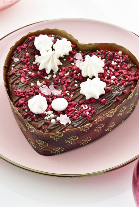 Szív alakú csokis brownie 300g