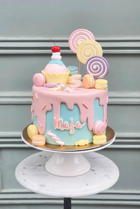 Candyland - cupcake torta