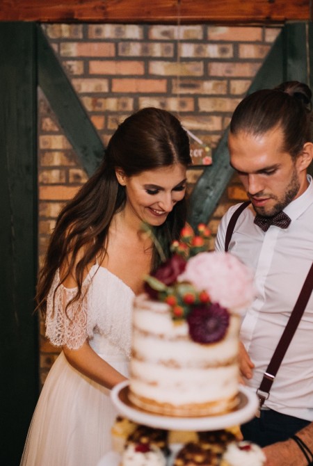 Cupcake torony + naked cake