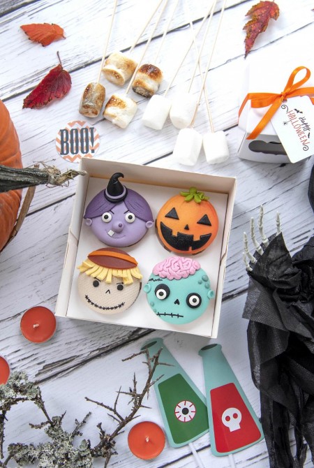 4-BOX Halloween Face cupcake válogatás box 7 990 Ft