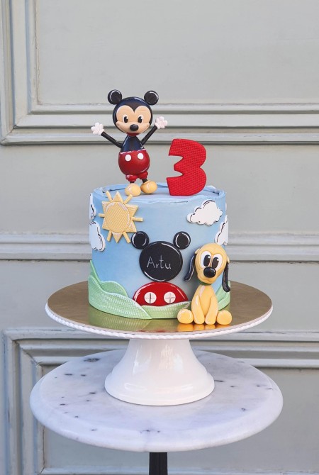 Mickey & Pluto torta